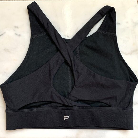 Fabletics No-Bounce High Impact Sports Bra in Black Size Small - Picture 4 of 4